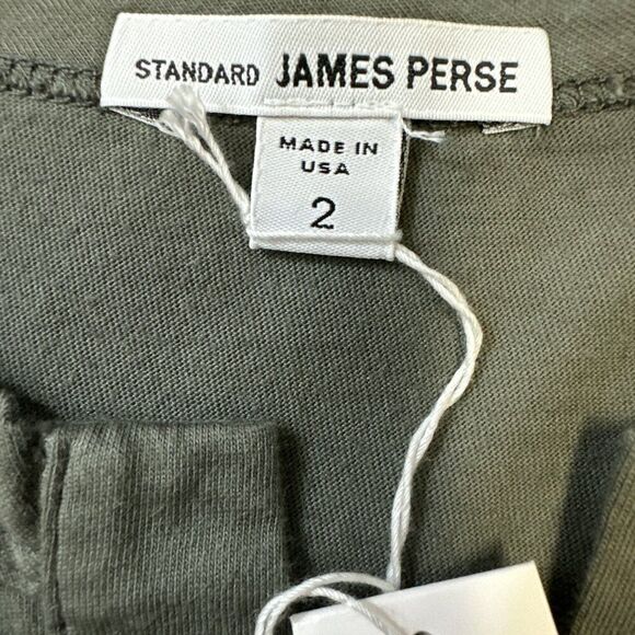 James Perse Maxi Dress Sleeveless Cotton Green Sz 2/Medium Minimalist NWT /NEW - Picture 11 of 12